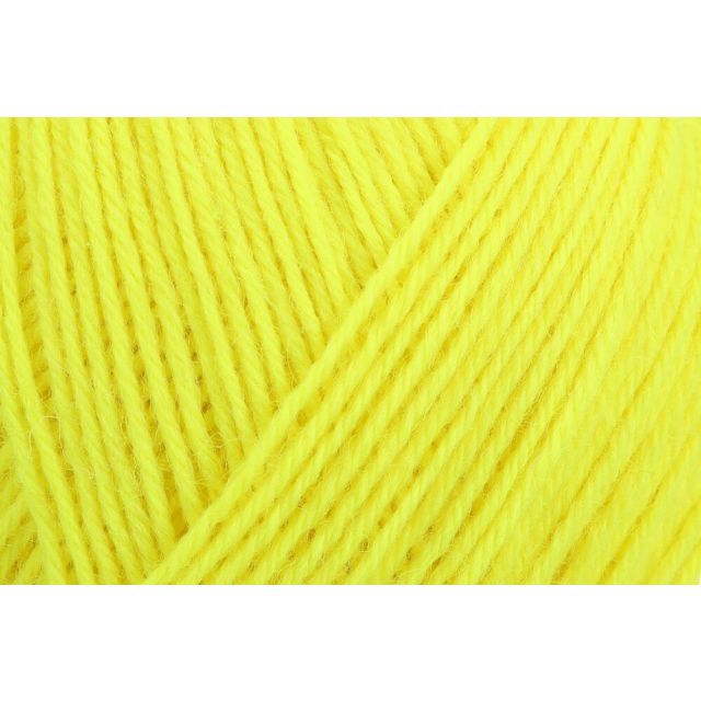 REGIA 4-Ply Solid Yarn 50g - Neon Yellow