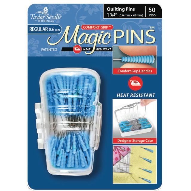 Magic Quilting Pins™ Regular(0.6mm) L48mm - 50 pcs by Taylor of Seville