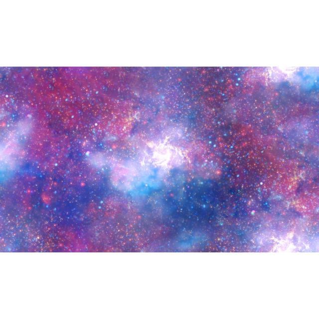 100% Cotton - The Hidden Universe Hubble Spitzer Purple per 1/2m
