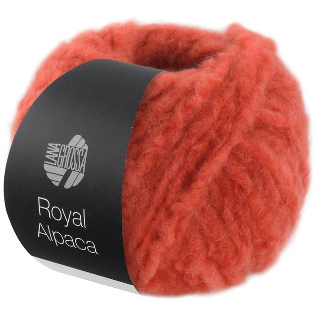 Royal Alpaca Red Col. 005 - 50g by Lana Grossa 