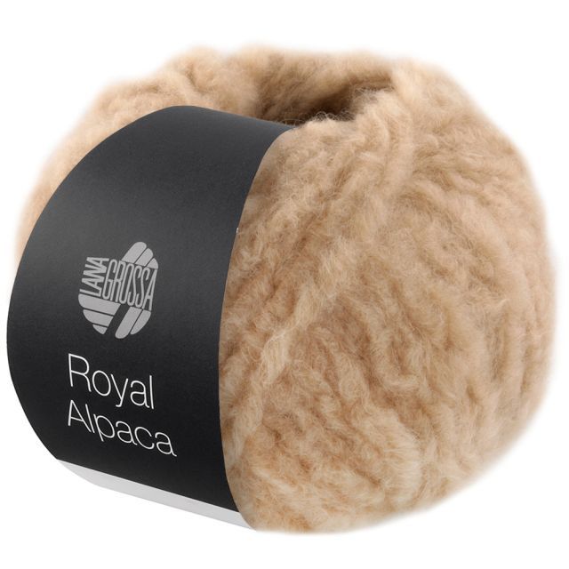 Royal Alpaca Beige Col. 011 - 50g by Lana Grossa 