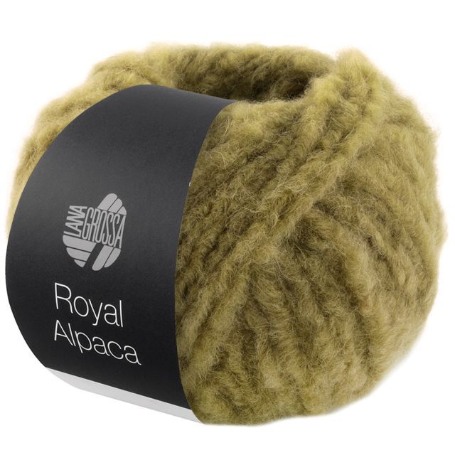 Royal Alpaca Olive Col. 012 - 50g by Lana Grossa 