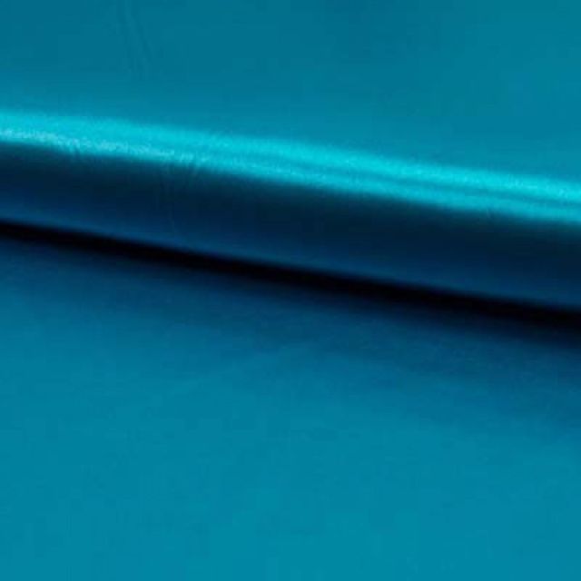 "Satin De Luxe" - Poly Woven Fabric -  Turquoise (col. 504)