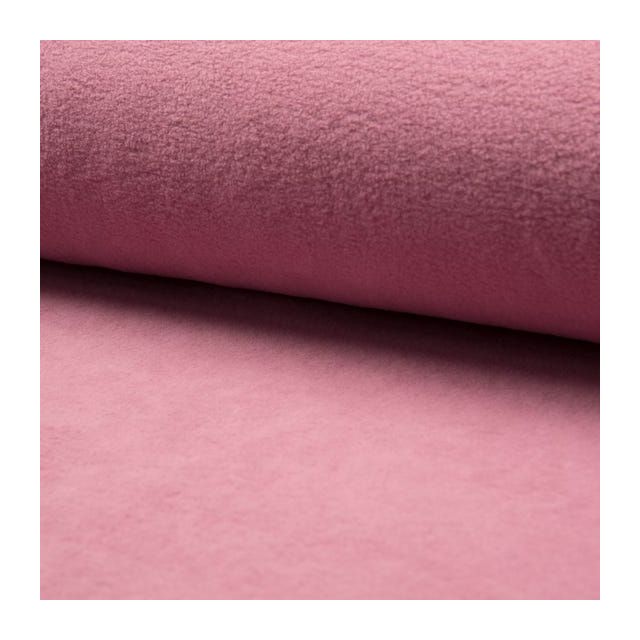 "Snuggle" Cotton Fleece -  Rose