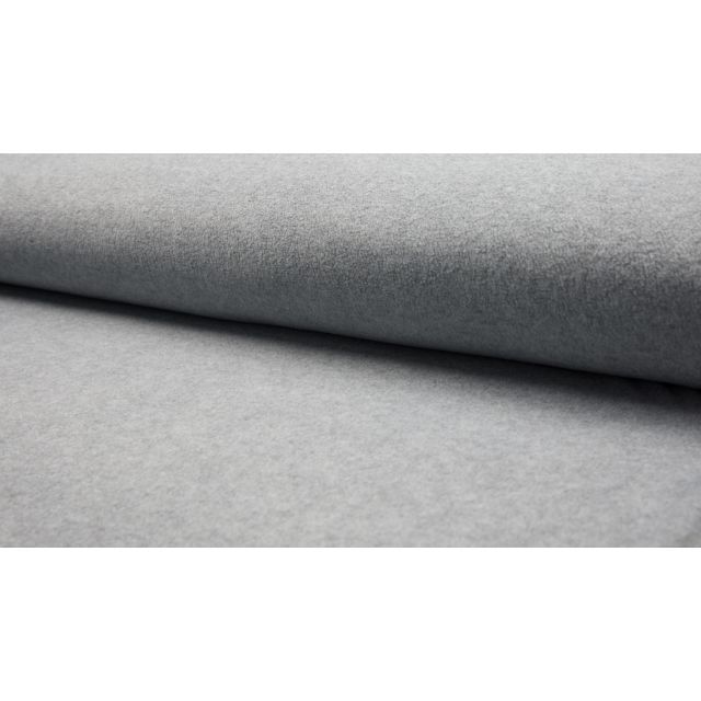 Polar Fleece De Luxe - Light Grey Melange Col. 063