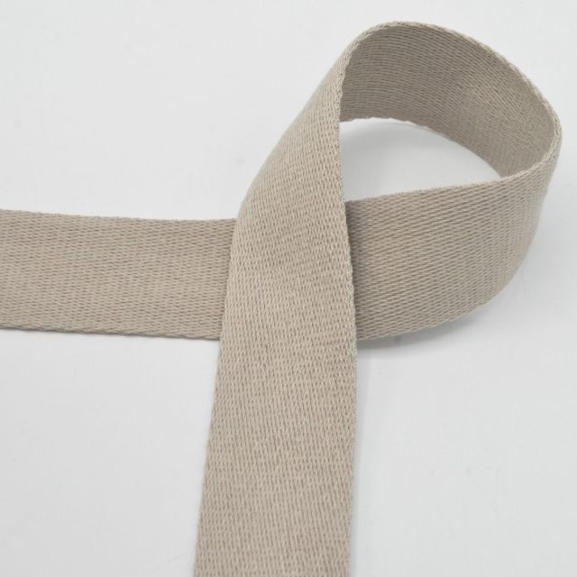 Webbing - 40mm Strapping - Sand Col. 553 (Cotton/Poly Blend)