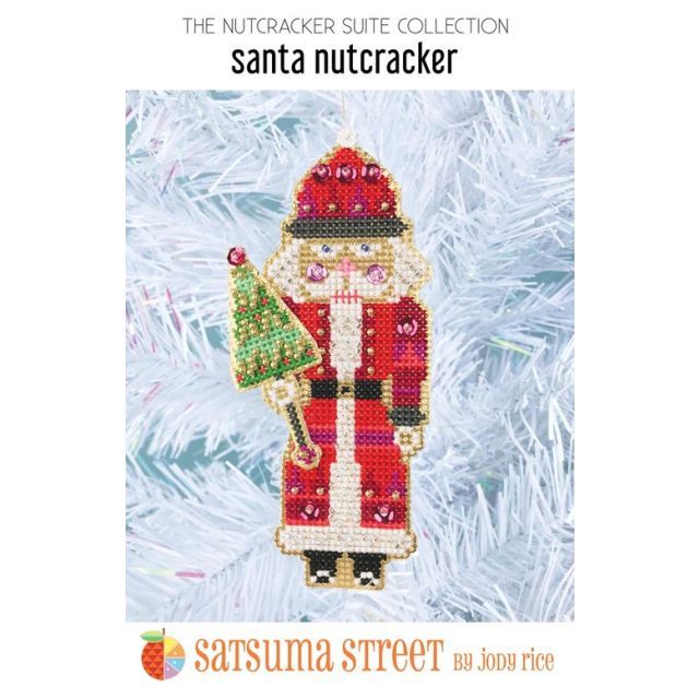 Cross Stitch Kit Nutcracker Collection - Santa Nutcracker - by Satsuma Street