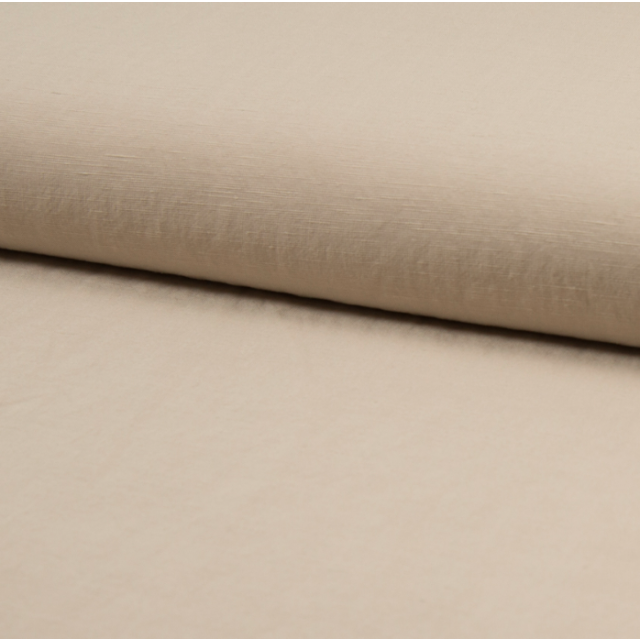 BOLT END - 335 CM - Linen Viscose Woven "Santorini" - Sand