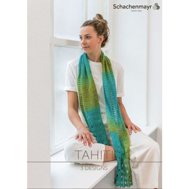 SCHACHENMAYR Tahiti Cotton Knitting Patterns - Booklet with 3 Designs ENGLISH