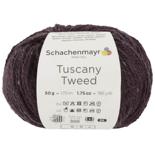 Schachenmayr Tuscany Tweed 50g - Dark Mauve Col. 32