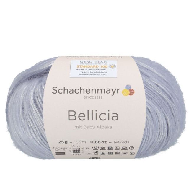 Schachenmayr "Bellicia" Alpaca Viscose Blend Yarn 25g Skein - Silver