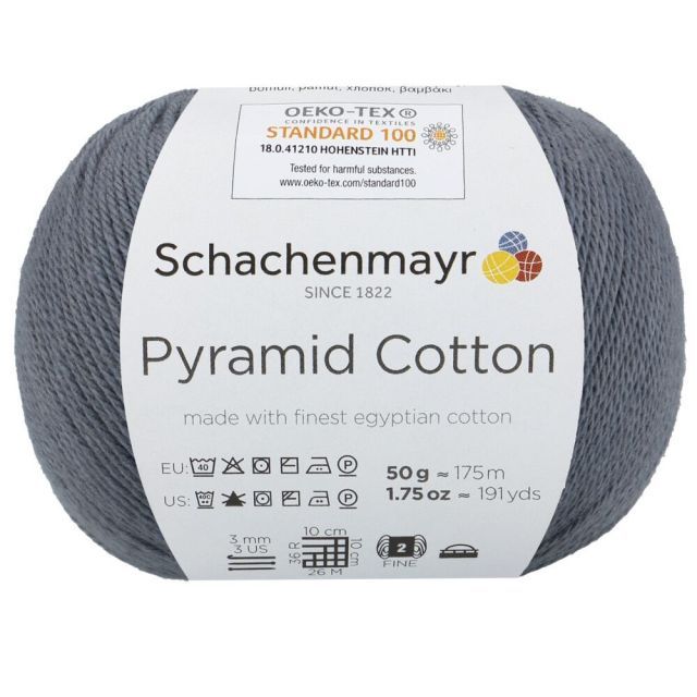 Schachenmayr Pyramid Cotton 50g - Graphite