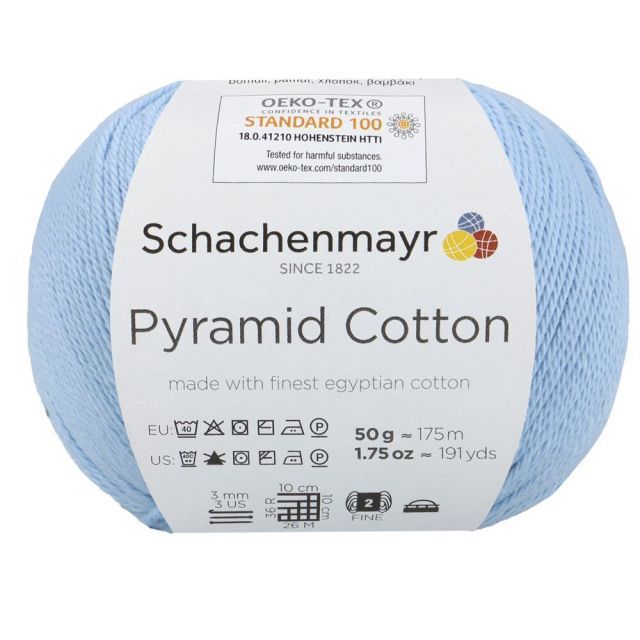 Schachenmayr Pyramid Cotton 50g - Light Blue