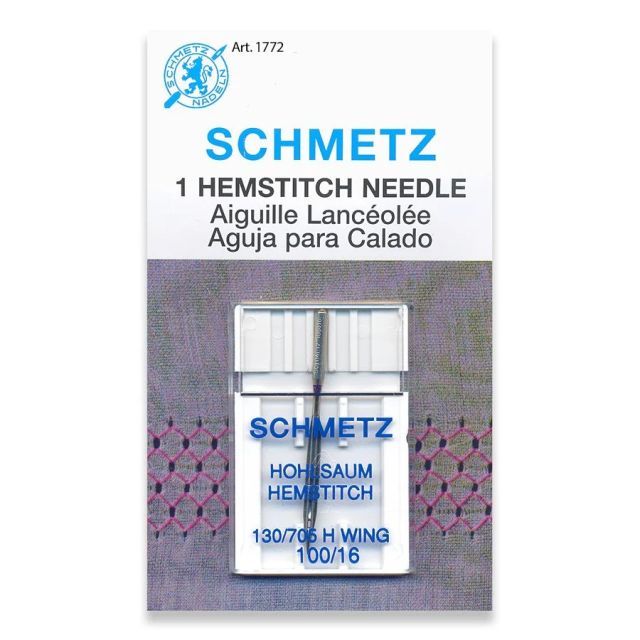 SCHMETZ #1772 Hemstitch Needle - 100/16