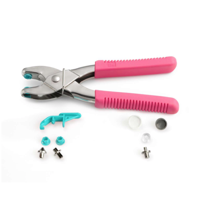 Prym - Vario Pliers - Prym Love Pink with Plastic Snap Adapter