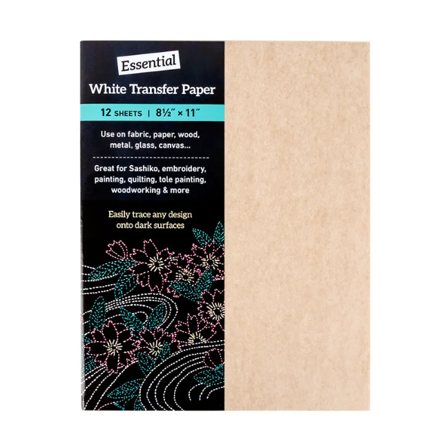 Essential White Transfer Paper for Embroidery and Sashiko