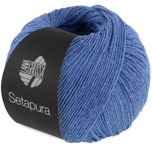 SETAPURA Silk Yarn  - Sky Blue Col.05 - 50g Skein by Lana Grossa