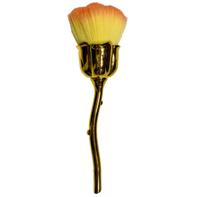Sewing Machine Cleaning Brush, Gold Rose