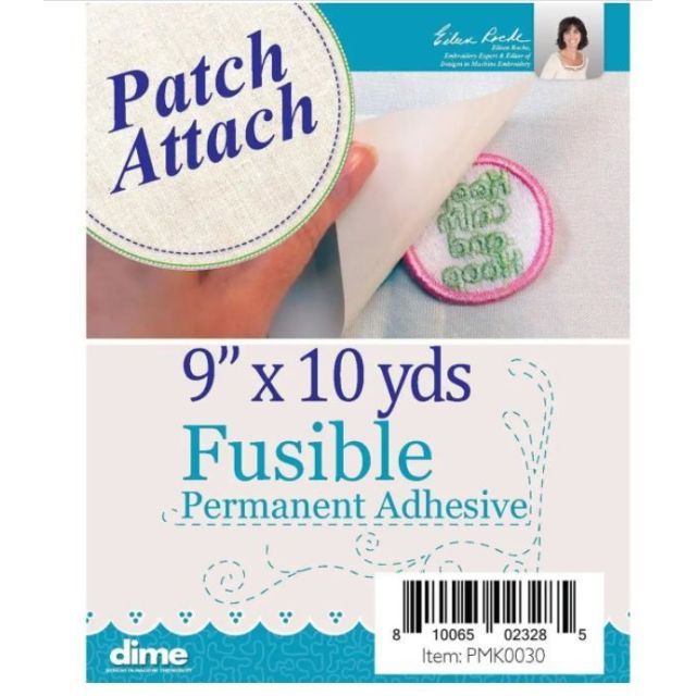 Patch Attach - Fusible Permanent Adhesive by Babylock  9" X 10 yards white