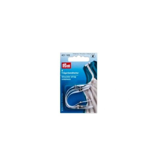 PRYM - Shoulder strap retainers, white, 4pcs (401169)
