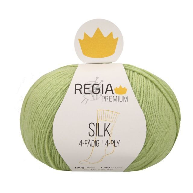 REGIA 4-Ply PREMIUM Silk 100g - Leaf Green