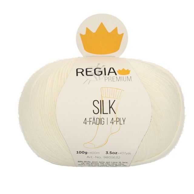 REGIA 4-Ply PREMIUM Silk 100g - Natural Melange
