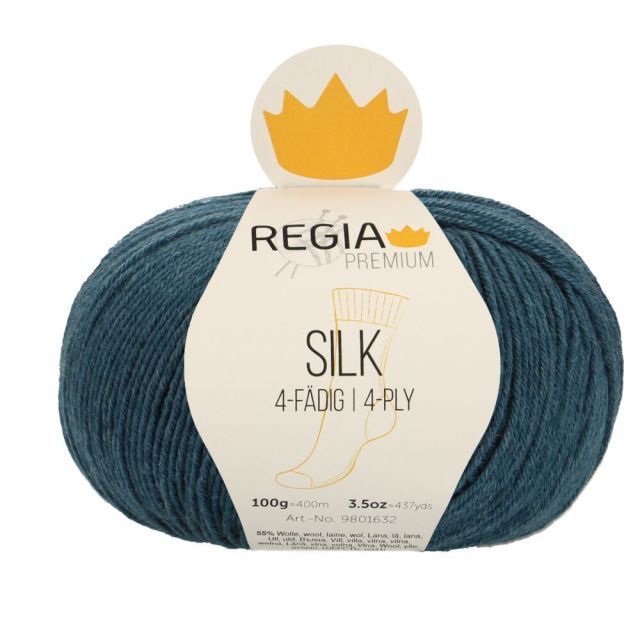 REGIA 4-Ply PREMIUM Silk 100g - Teal
