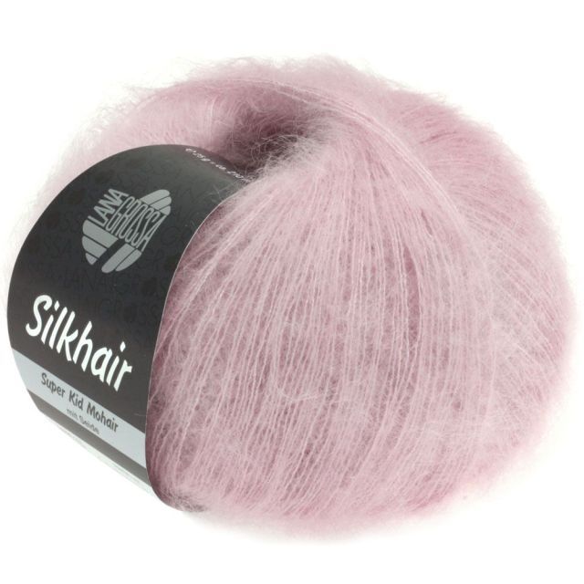 Silkhair - Mohair Silk Blend - Rose Col. 85 - 25g Skein by Lana Grossa