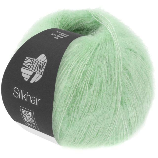 Silkhair - Mohair Silk Blend - Pastel Green Col. 179 - 25g Skein by Lana Grossa