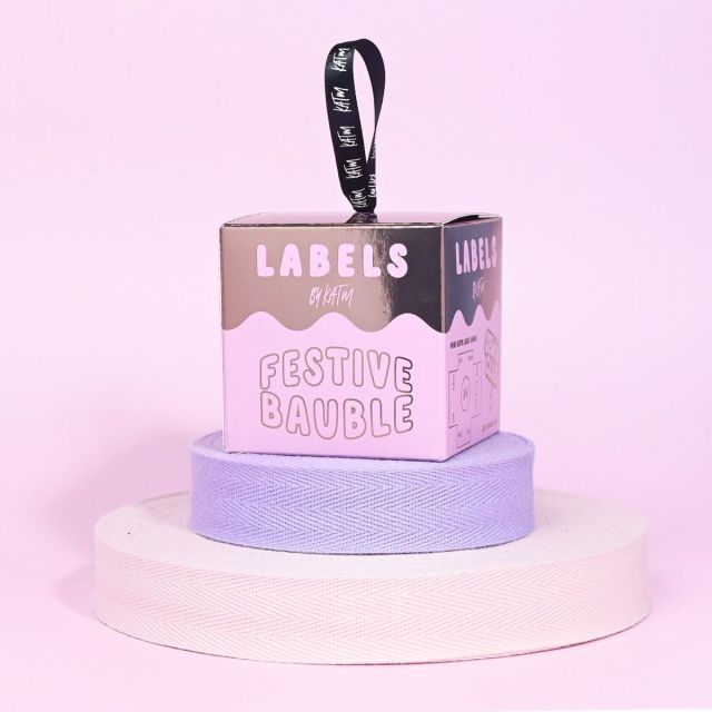 KATM Festive Bauble Set - Gold Foil & Pink - LIMITED EDITION