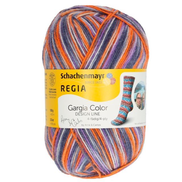 REGIA Design Line 4Ply 100g - Self Patterning Sock Yarn - Masi