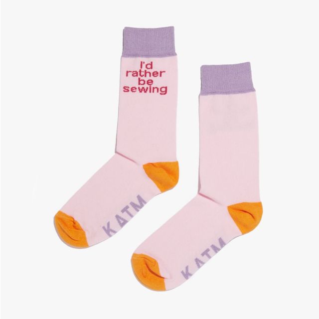 I'd Rather be Sewing Socks -by KATM (Size 7-11)