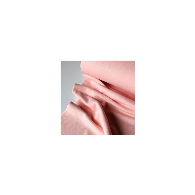 *DISCOLORATION ON CENTERFOLD*Organic Poppy Soft Sweat - Solid - Light Rose (col. S07)