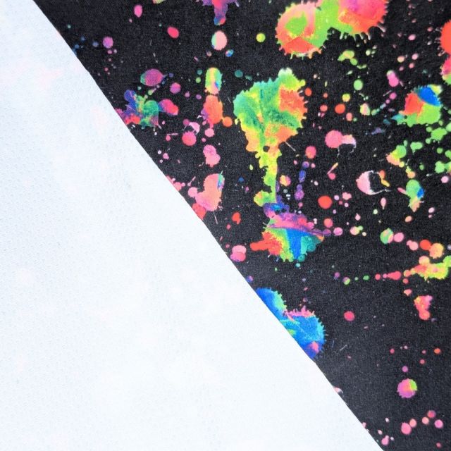 Softshell Light "Paint Splash" with thin fleece lining
