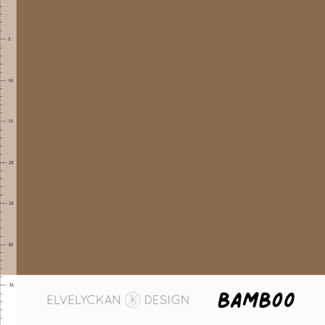 Bamboo Jersey - Solid - Nutmeg (052)