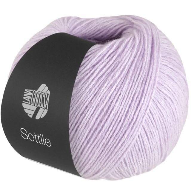 SOTTILE - Cotton/Merino Blend Yarn - Lilac Col. 07 - 50g Skein by Lana Grossa