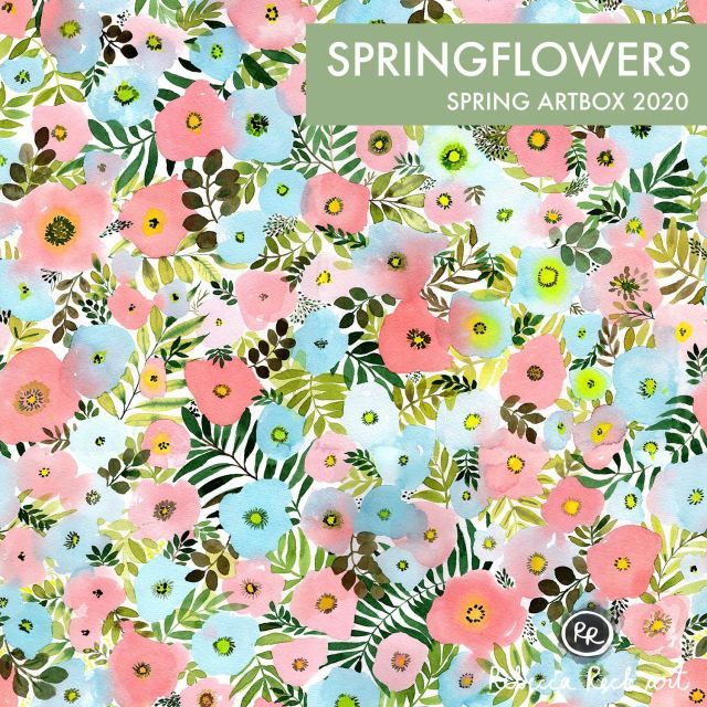 Jersey Knit - Springflowers
