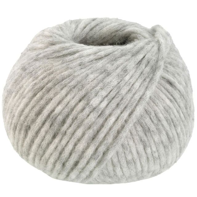 Spuma - Merino Tube Yarn - Light Grey Col. 003 - 50g Skein by Lana Grossa