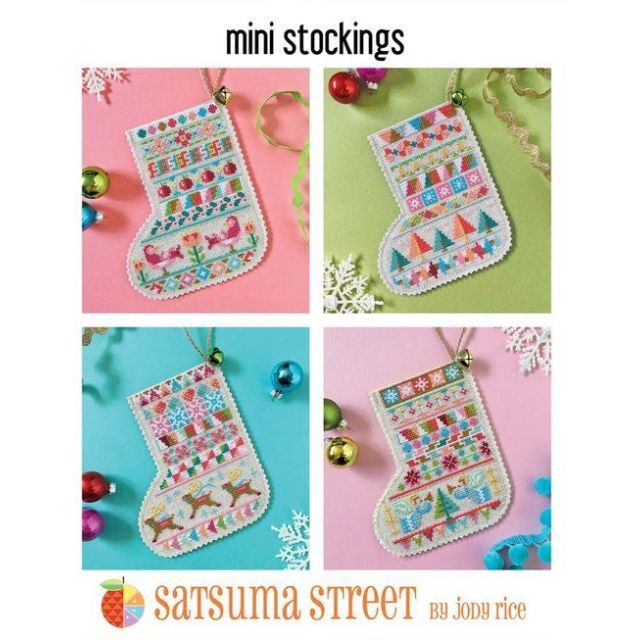Mini Stockings  - Cross Stitch Pattern by Satsuma Street - Bundle