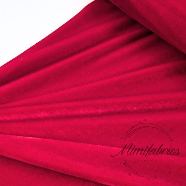 Stretch Velvet - Red