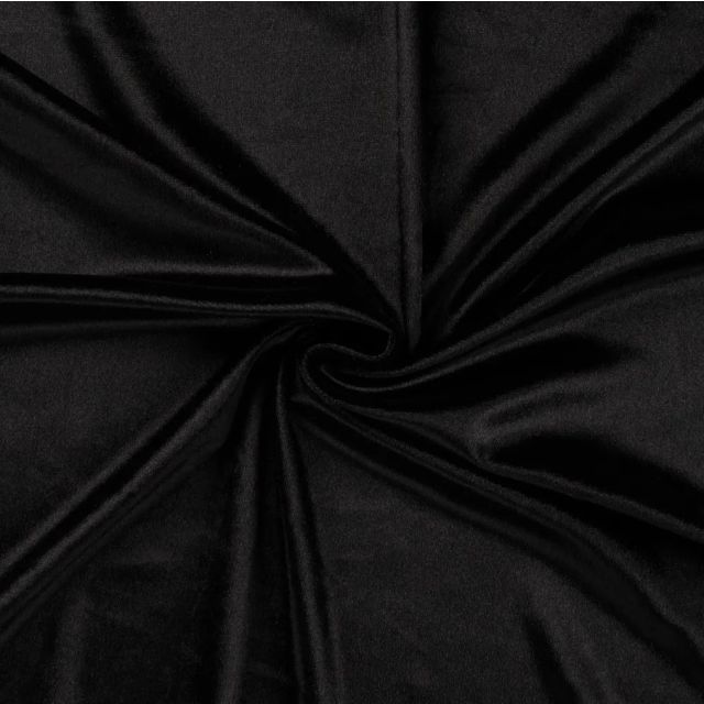 Stretch Velvet Deluxe - Black Col. 069