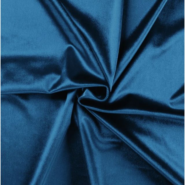 Stretch Velvet Deluxe - Petrol Col. 006
