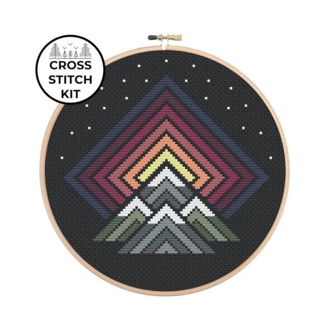 Cross Stitch Kit - Sunset by Pigeon Coop