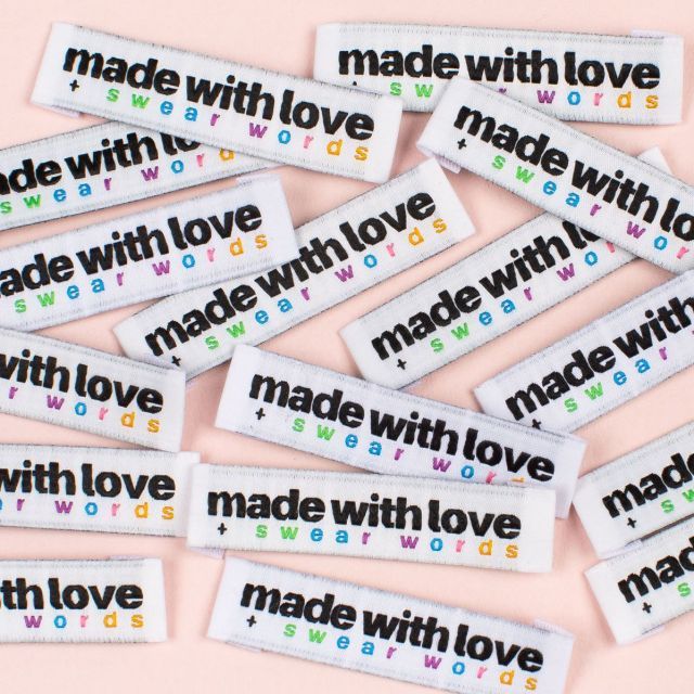 "Made with Love and Swearwords" Labels by KATM