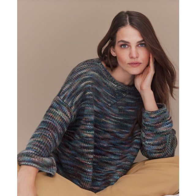 Pullover COOL MERINO BIG Size 52/54 -  Knitting Pattern + Yarn Bundle - Lookbook 17 Design 32 LANA GROSSA