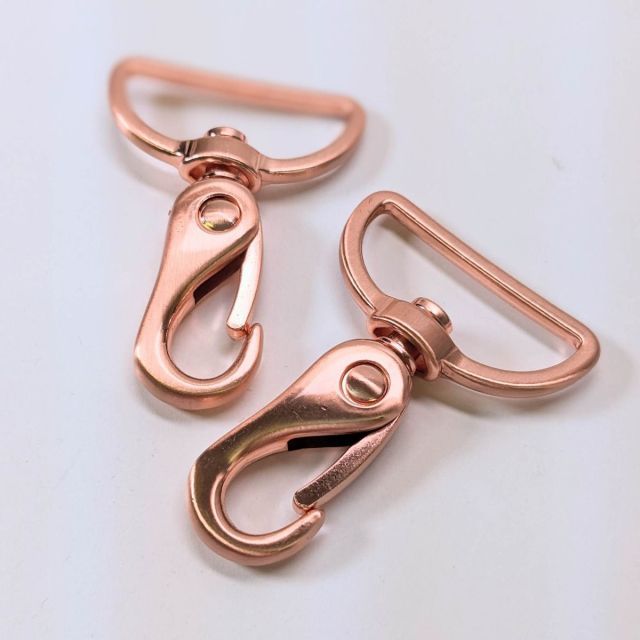 Swivel Clasp - 40mm - Rose Gold-Copper pack of 2
