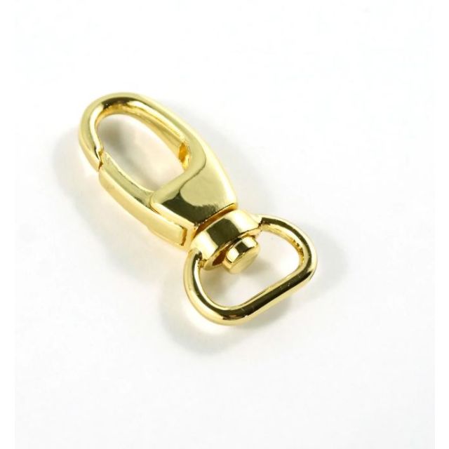 Emmaline Swivel Snap Hook 12mm (1/2") - Designer Profile (2 Pack) Gold