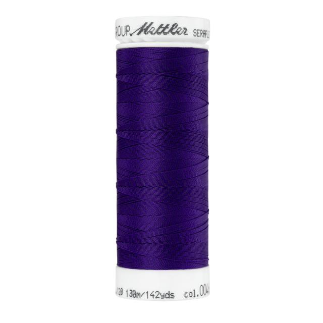 Elastic Thread "Seraflex" by Mettler 130m spool - Deep Purple Col. 46