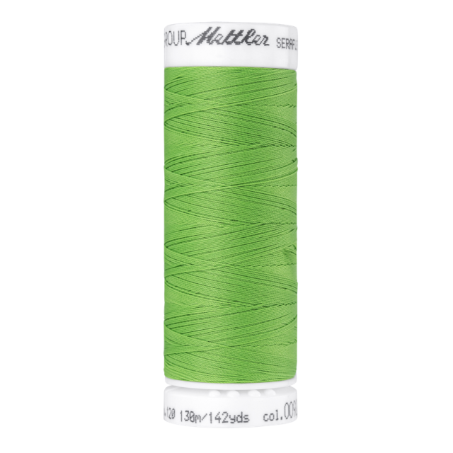 Elastic Thread "Seraflex" by Mettler 130m spool - Bright Mint Green Col. 92