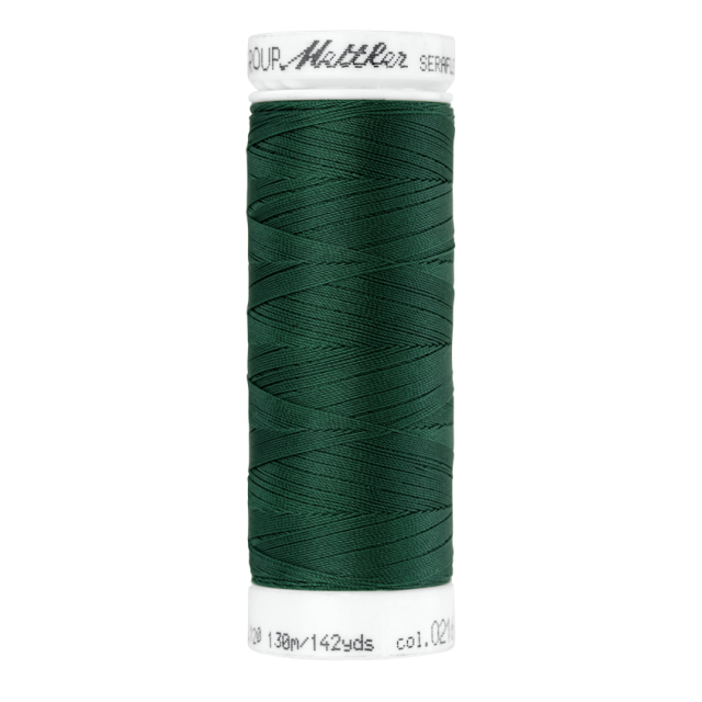 Elastic Thread "Seraflex" by Mettler 130m spool - Dark Green Col.216